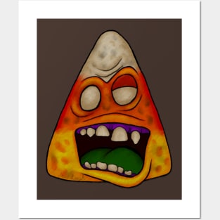 Creepy Candy Corn Posters and Art